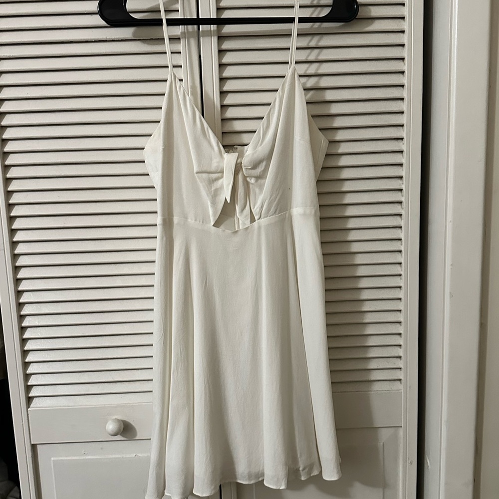 Tie front sundress